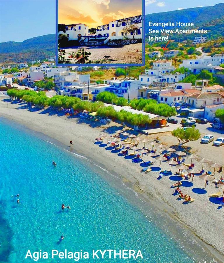 Evangelia House Sea View Apartments Agia Pelagia  Exterior foto